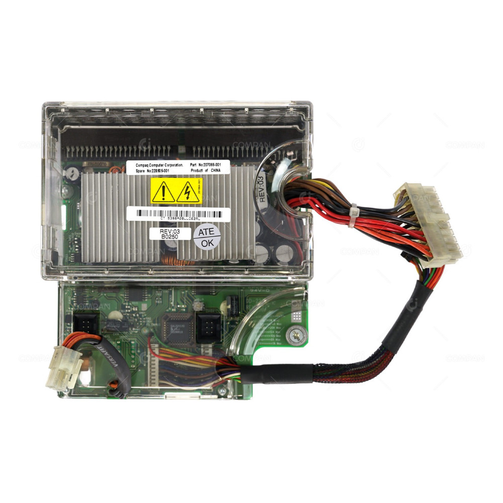 228505-001 HP POWER CONVERTER MODULE WITH BACKPLANE DC/DC FOR PROLIANT DL380 G2 207066-001